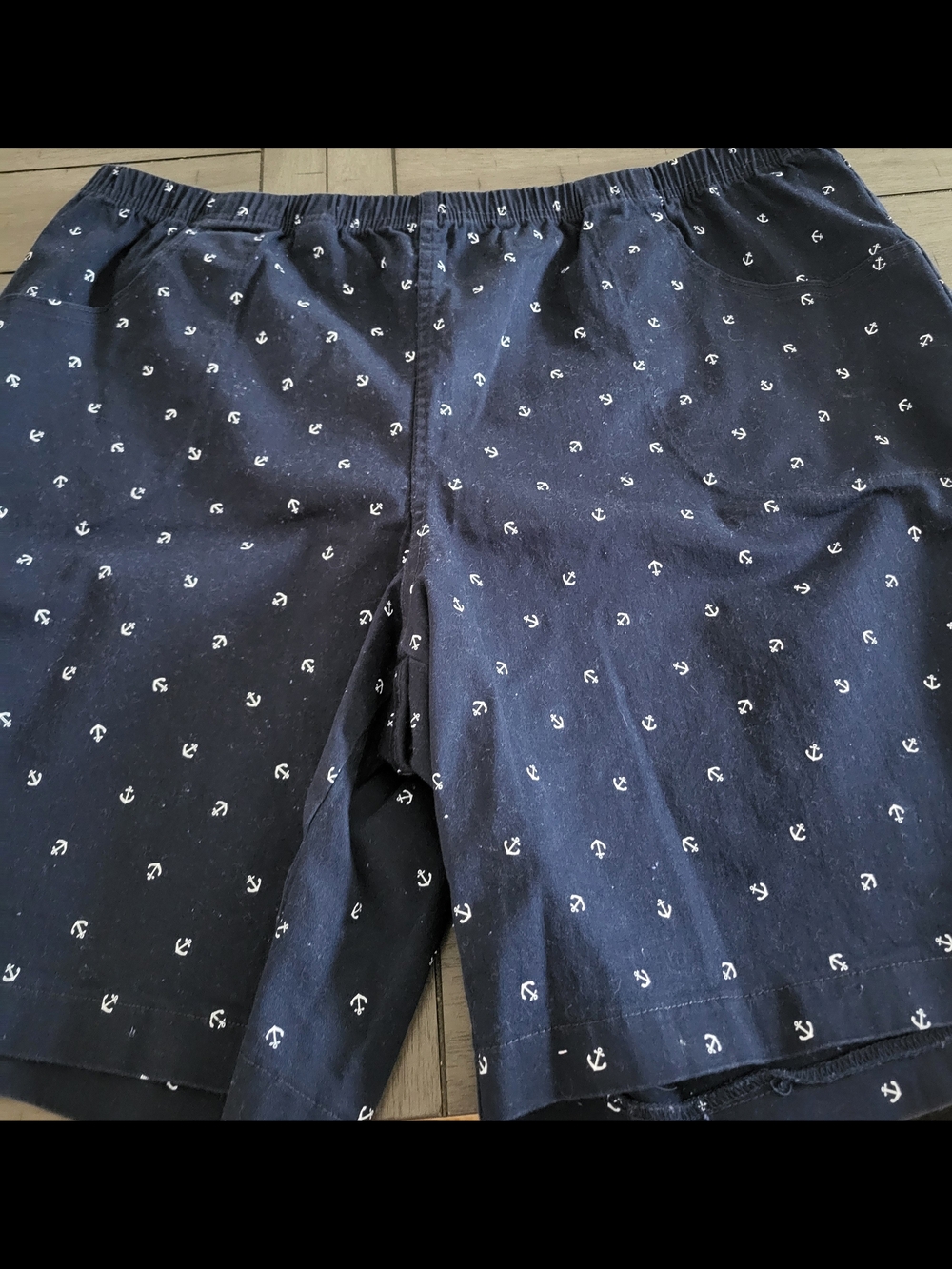croft & barrow Navy Shorts with Anchor Accent